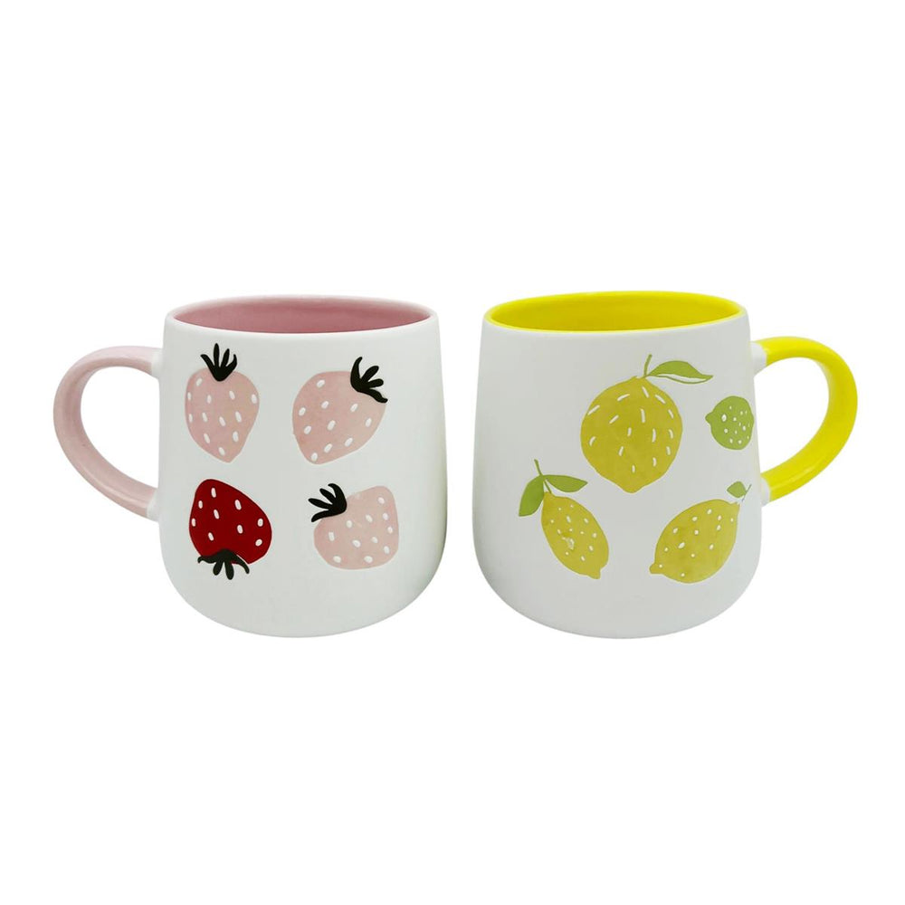 Tasse 14 oz fraises/citrons