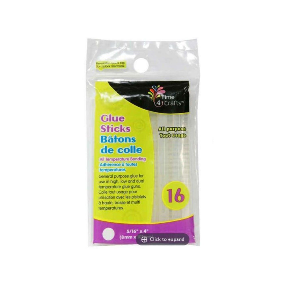 Mini colle en bâton 4 po x 0,31 po (paquet de 16)
