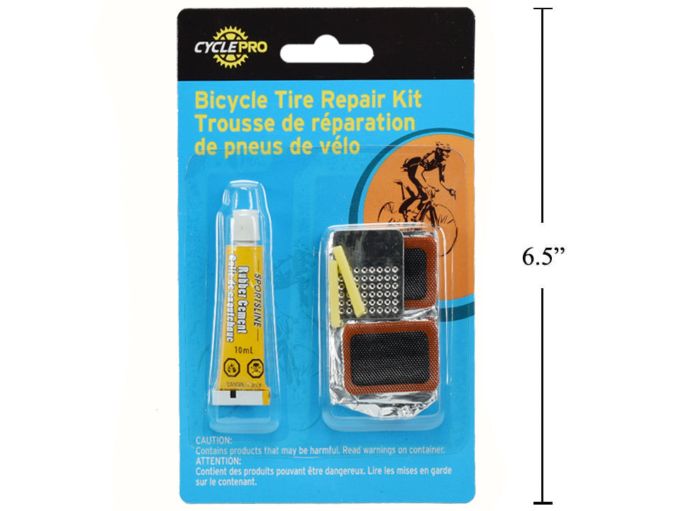 Trousse de réparation de pneus de vélo