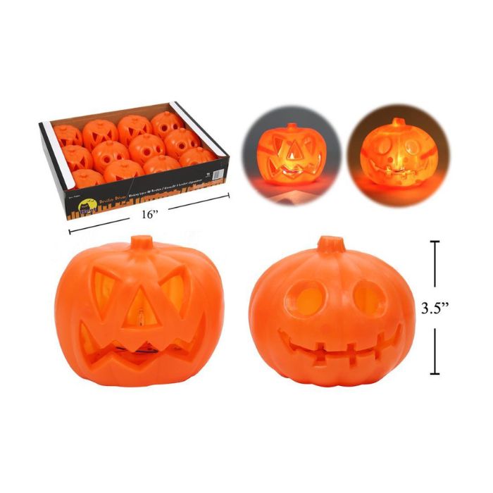 Citrouille clignotante 3,5 po