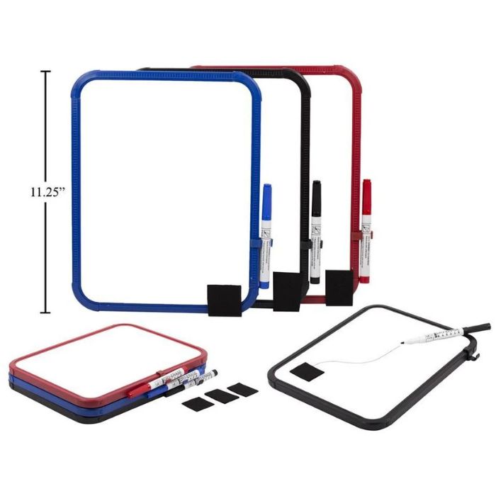 Tableau blanc effaçable magnétique 8,5 po x 11 po avec marqueur