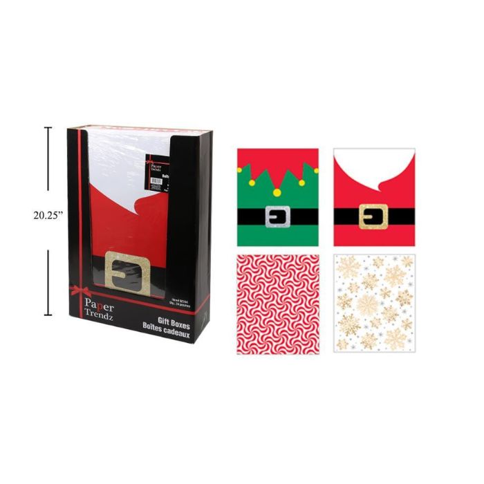 Boîte pliée imprimée 20 po x 14 po x 4 po