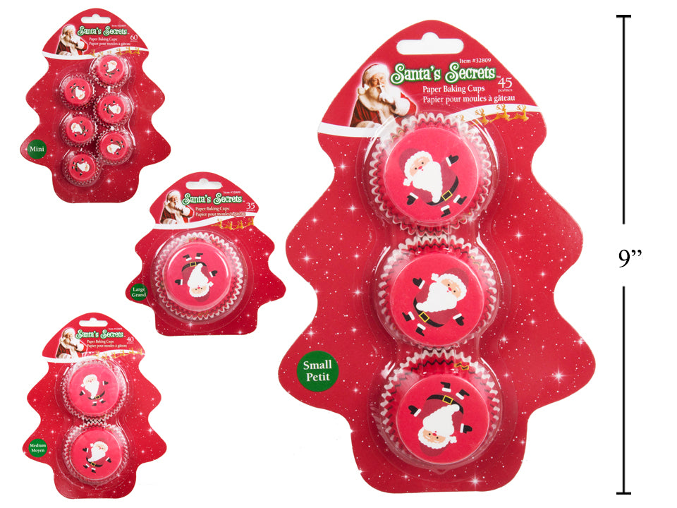 Papier à muffin de Noël grandeurs assorties