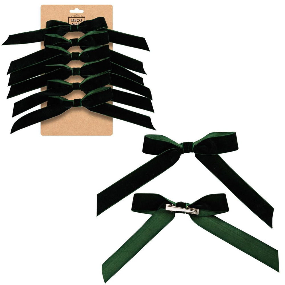 Boucle en velours 1 po avec clip (paquet de 6)