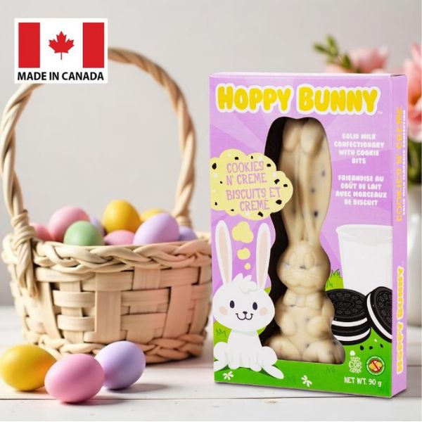 Lapin en chocolat biscuit et crème 90 g