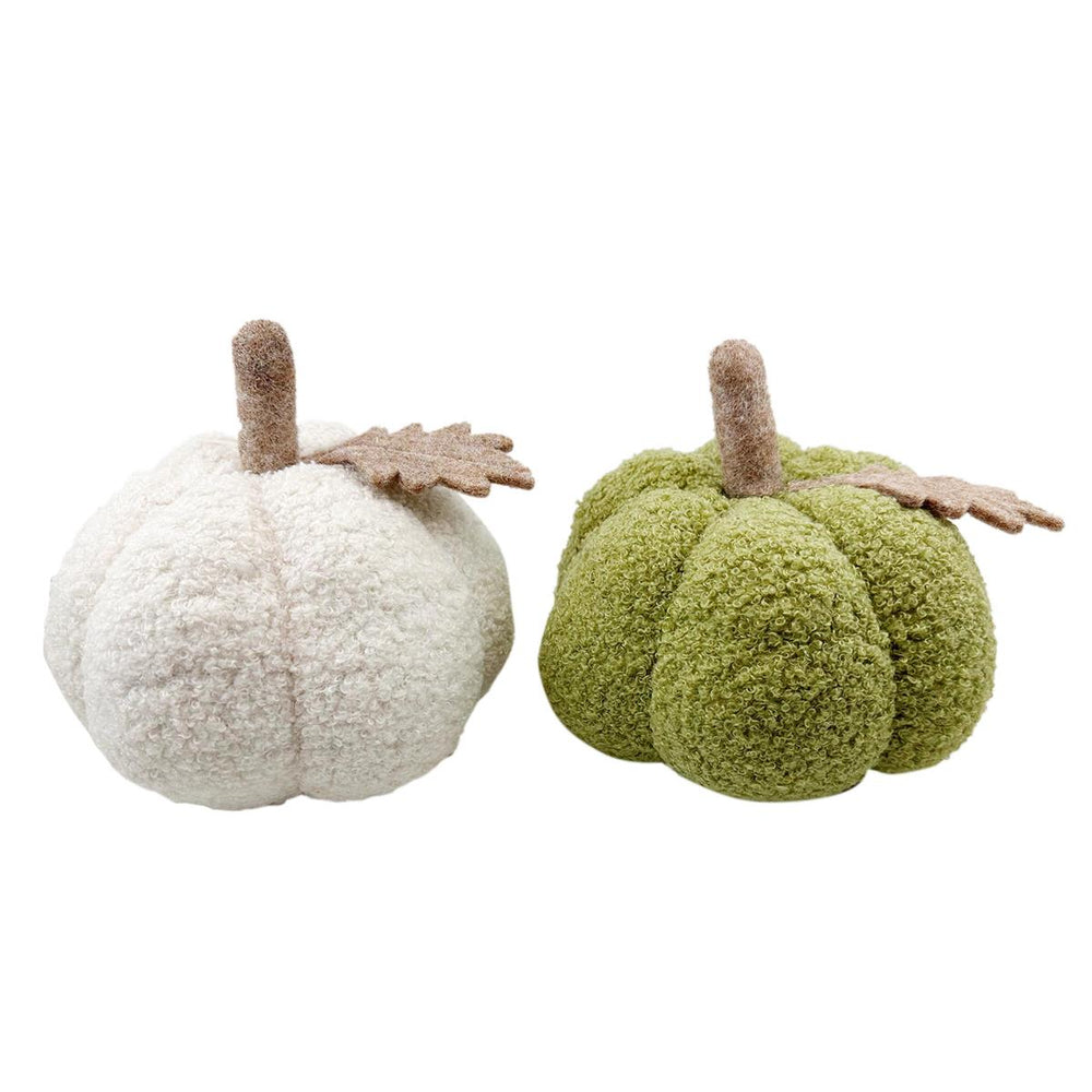 Citrouille décorative 7 po en peluche