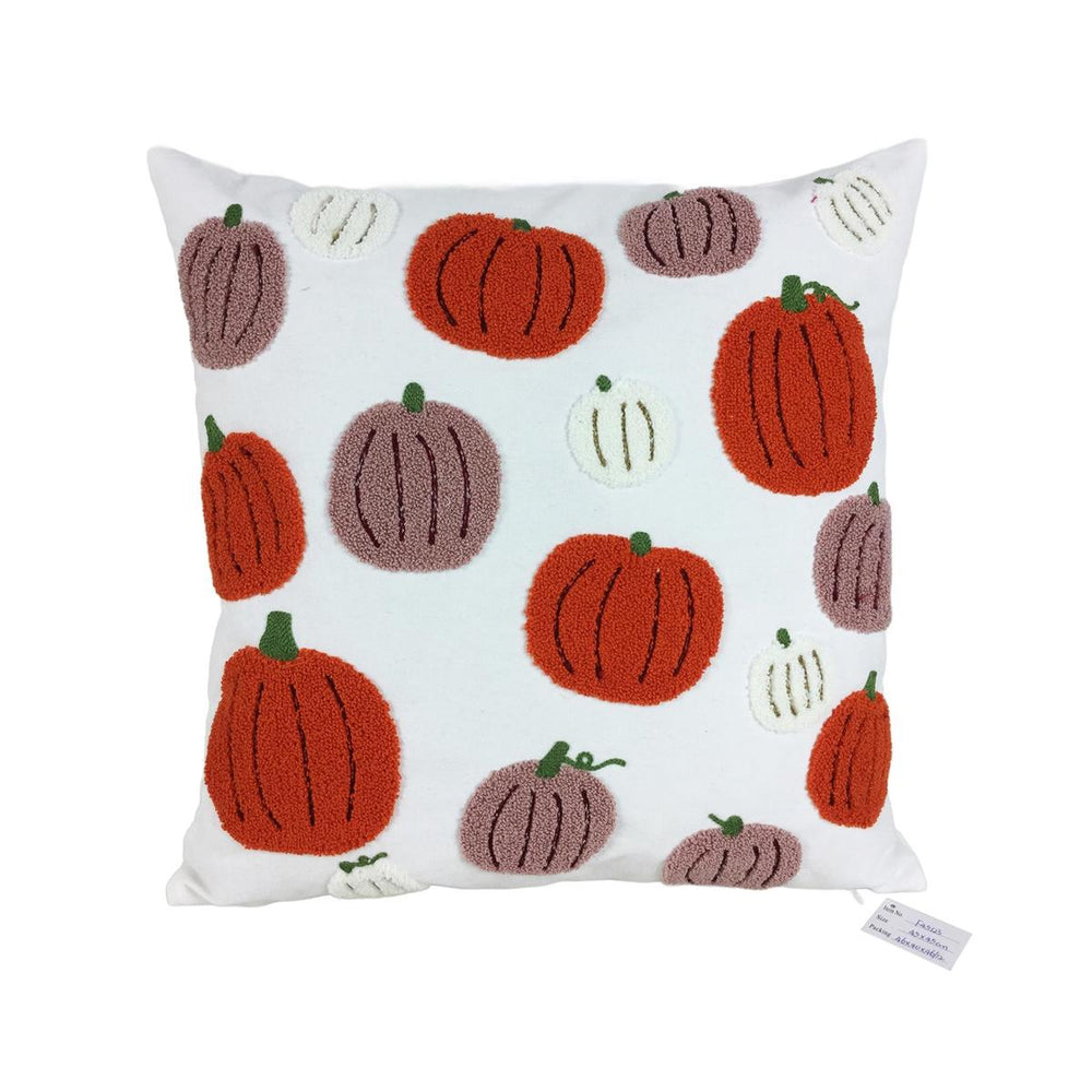 Coussin 18 po x 18 po citrouille d'automne