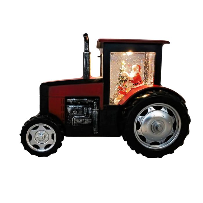 Tracteur avec Père Noël