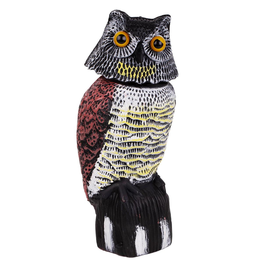 Hibou 14 po avec gros yeux et tête qui bouge