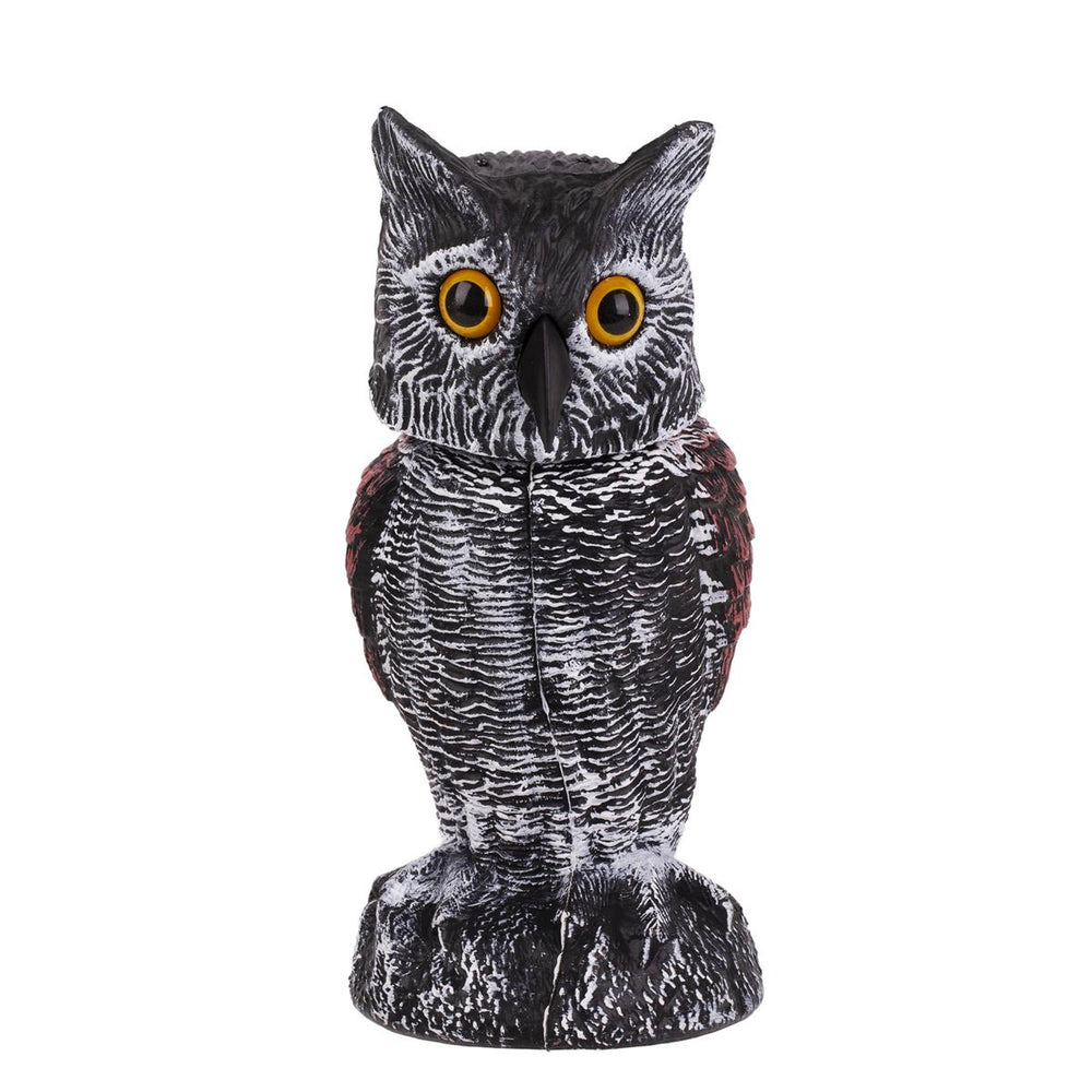 Hibou artificiel 11 po avec tête rotative 360 degré