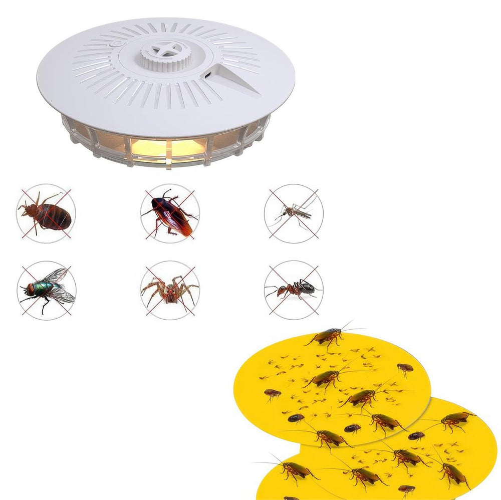 Lampe électrique anti-moustique 9,25 po x 9,25 po x 2,75 po