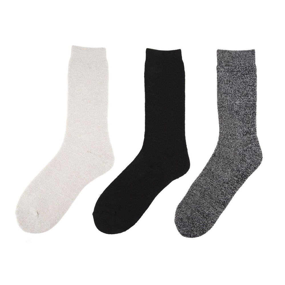 Bas thermal pour femme en laine uni