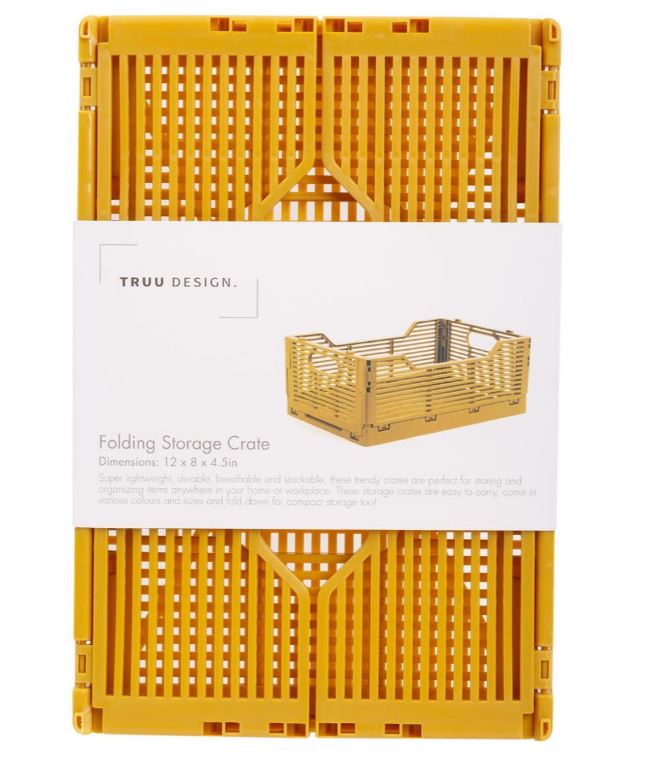Panier de rangement pliable 12 po x 8 po x 4,5 po