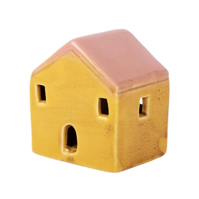 Maison en céramique 2,95 po x 5,2 po x 3,35 po