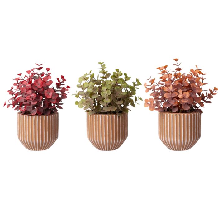 Plante artificielle en pot 3,9 po x 7,9 po