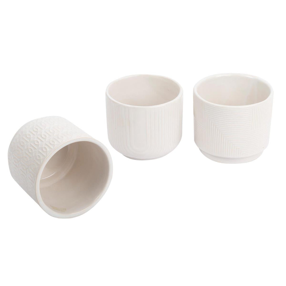 Cache-pot 5 po x 4 po texturé