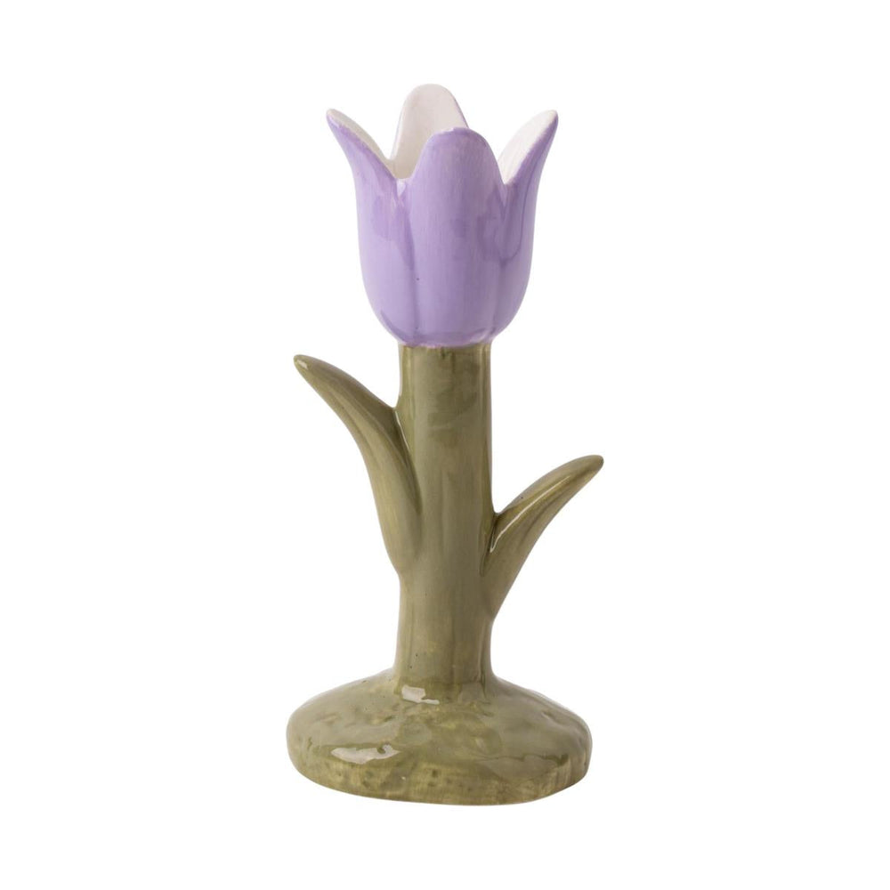 Chandelier 5,9 po en forme de tulipe violet