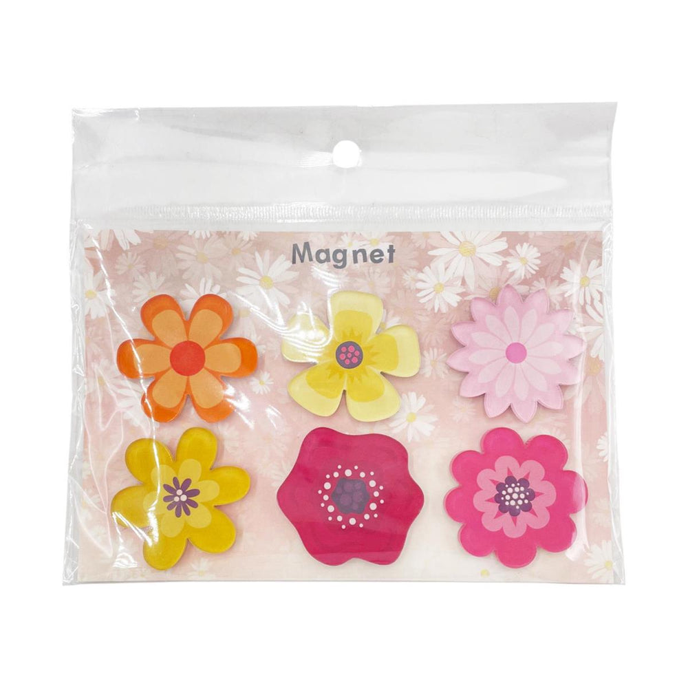 Aimant fleur 1.5" (paquet de 6)