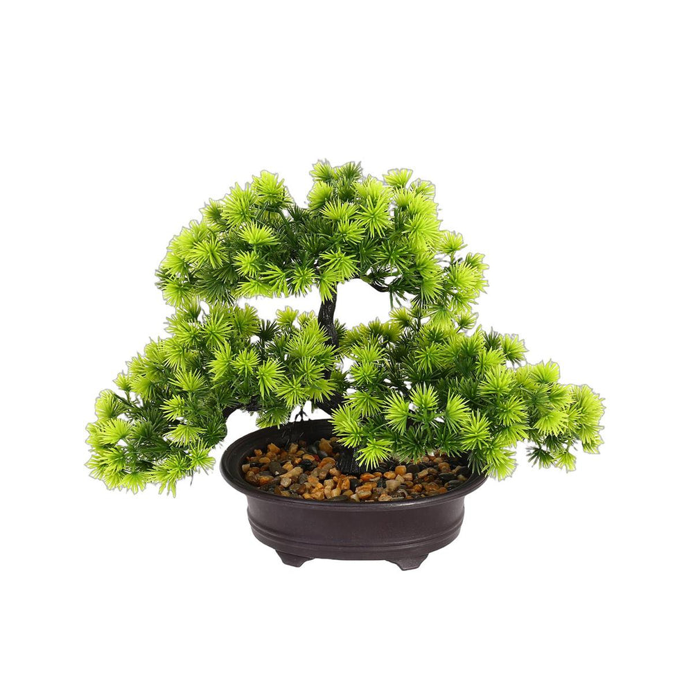Arbre Bonsaï artificiel 12 po x 7 po x 9 po dans un pot