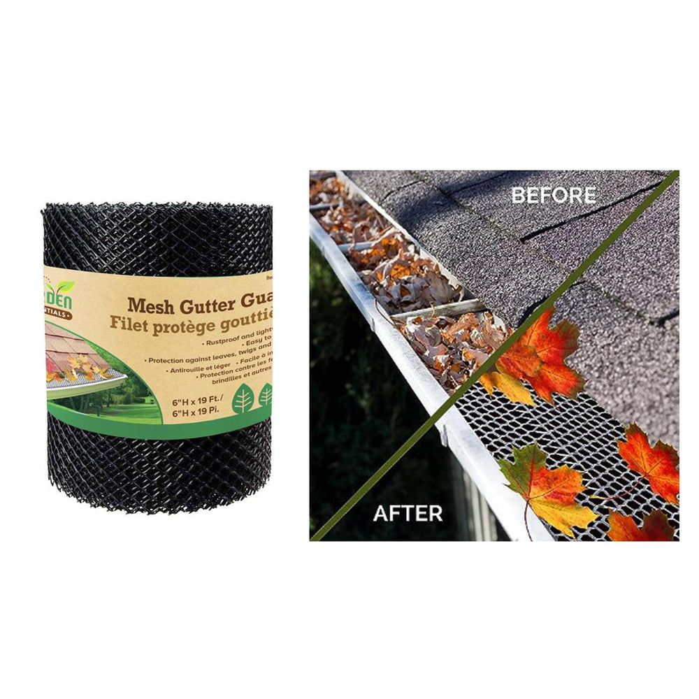 Filet protège-gouttière 6 po x 19 pi