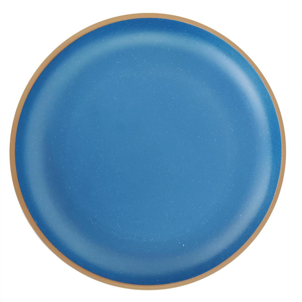 Assiette en fibre de bambou et mélamine 11 po