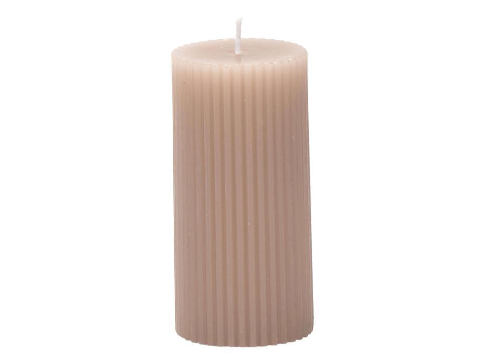 Chandelle pilier texturée 2 po x 4 po rose