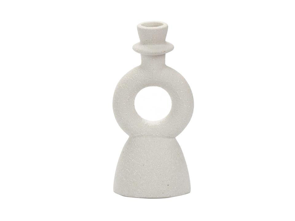 Chandelier 9,5 po x 3,5 po x 5,4 po cercle beige rétro