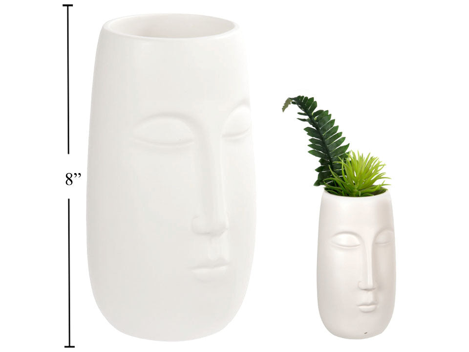 Vase en forme de visage