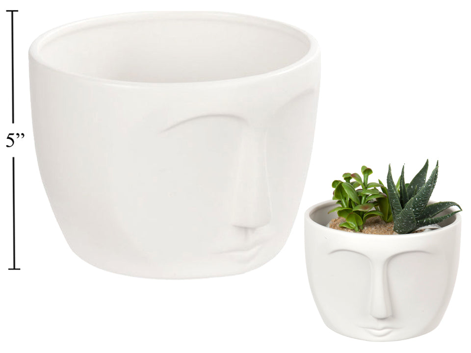 Vase en forme de visage