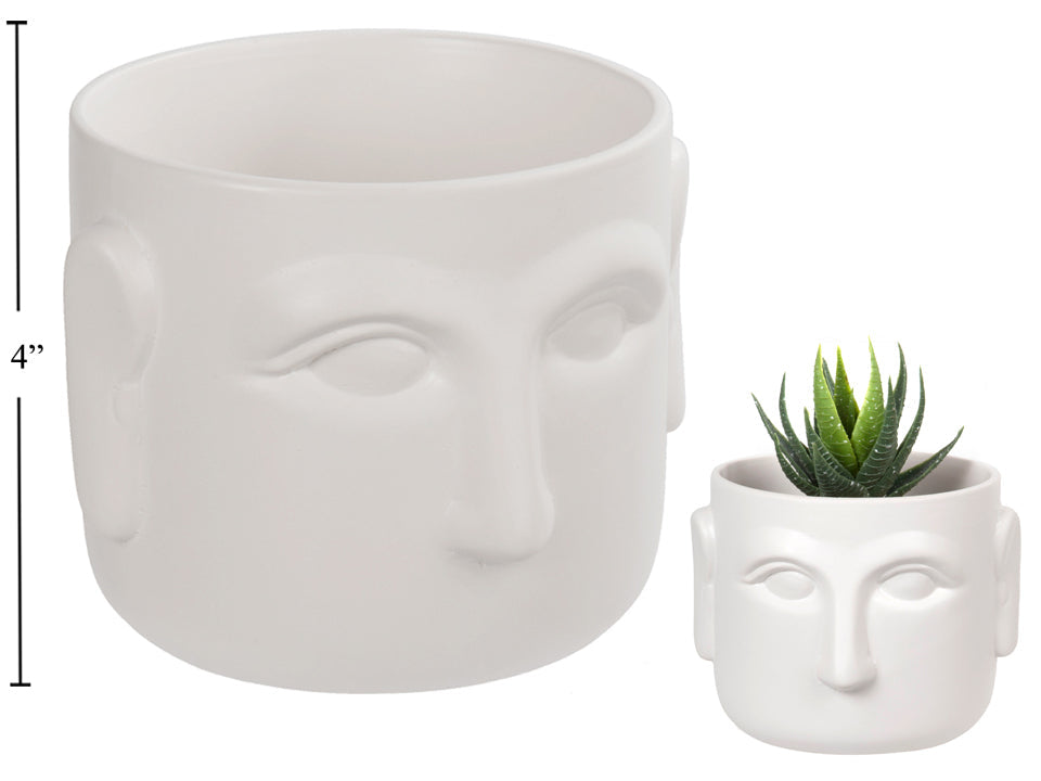 Vase en forme de visage
