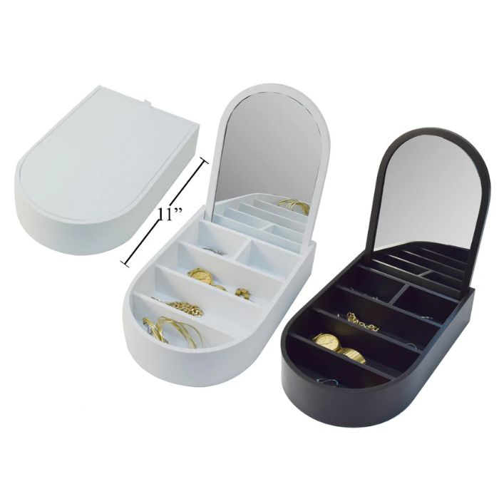 Boîte à bijoux avec miroir