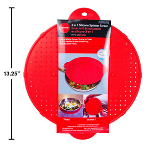 Couvercle de cuisson en silicone anti-dégât 11 po