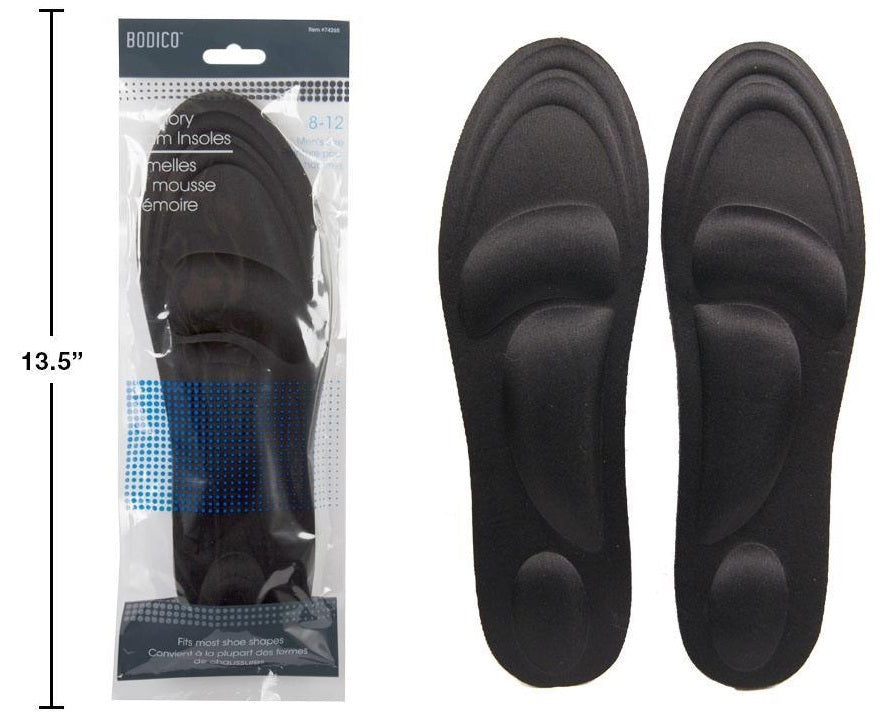 Semelle en mousse mémoire pour homme à découper (taille unique)