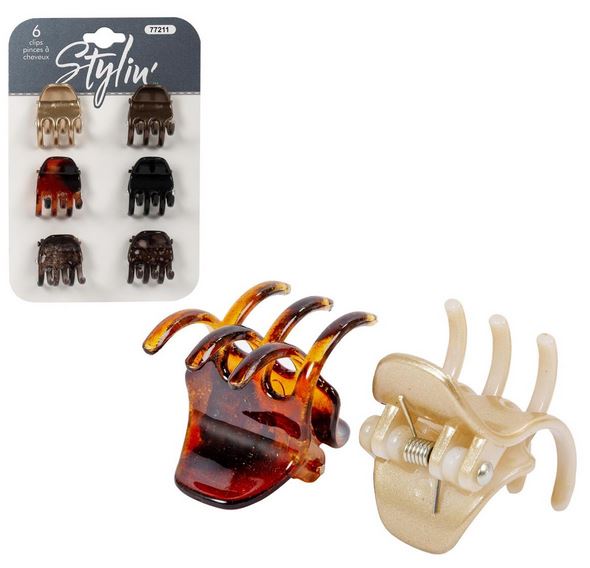 Petites pinces pour cheveux (paquet de 6)