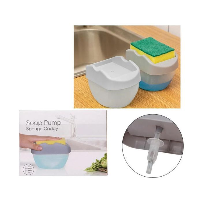 Distributeur à savon pour éponge