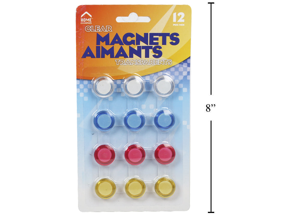 Aimant rond 0,75 po (paquet de 12)