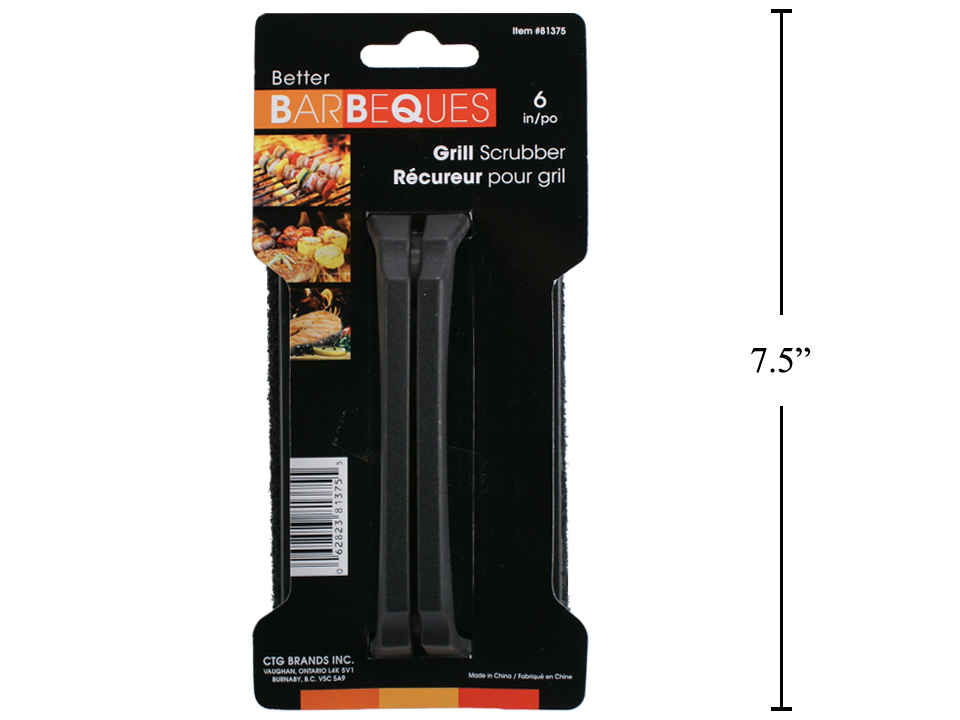 Brosse à récurer pour le BBQ poignée sur dessus