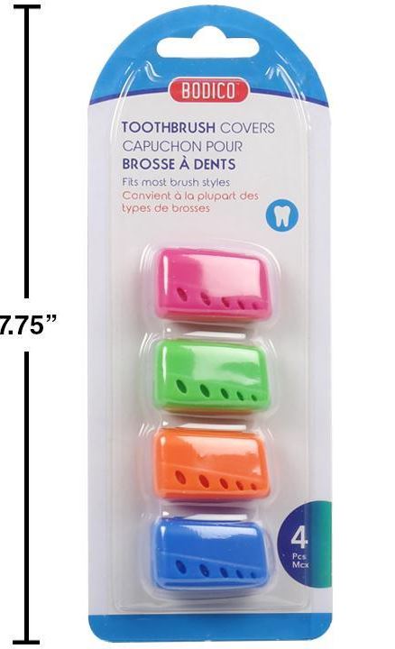 Capuchon pour brosse à dents Bodico (paquet de 4)