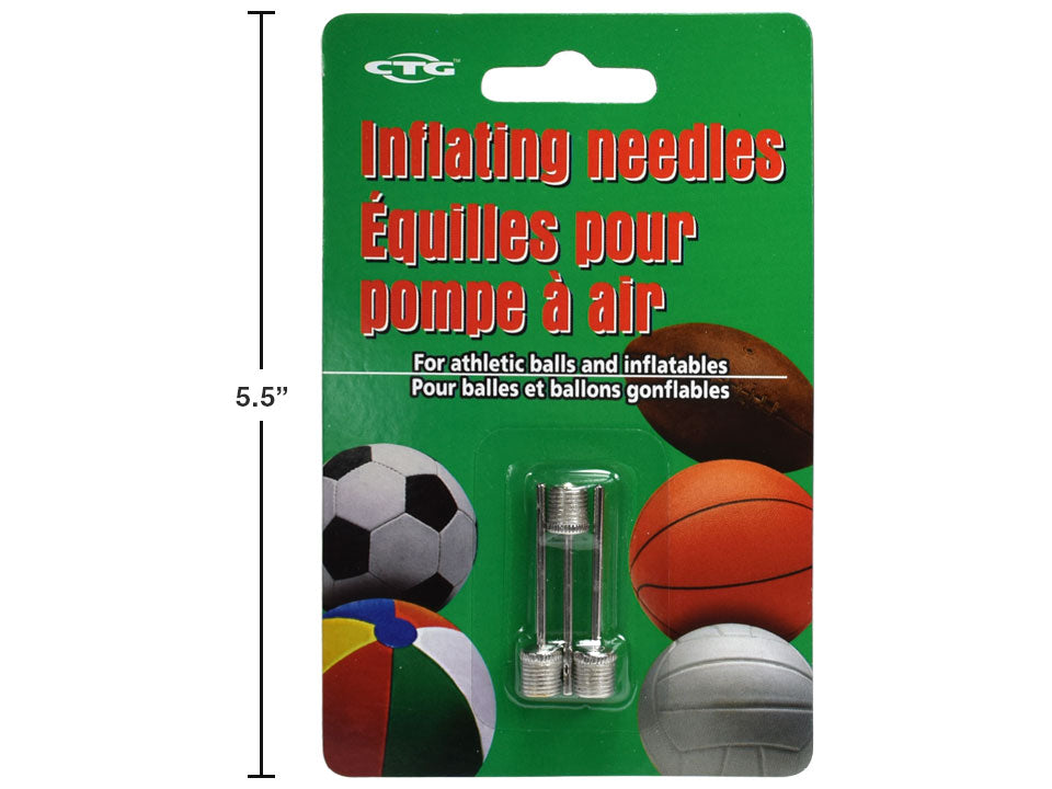 Aiguille pour pompe à air pour gonfler les ballons (paquet de 3)