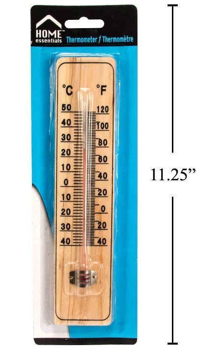 Thermomètre 8,75 po en bois