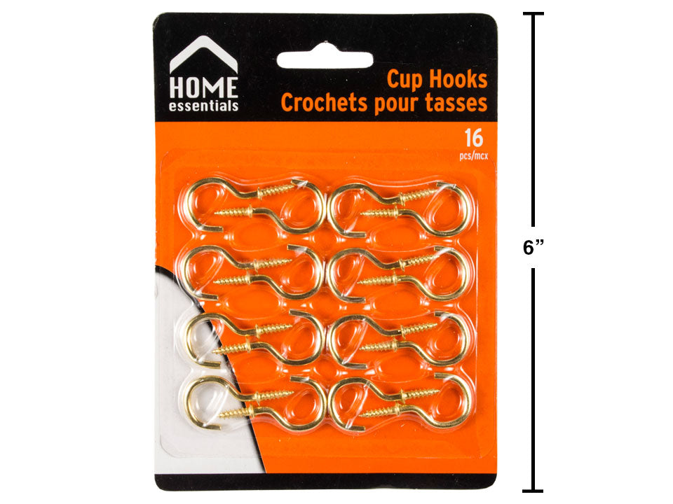 Crochet pour tasse 1,5 po (paquet de 16)