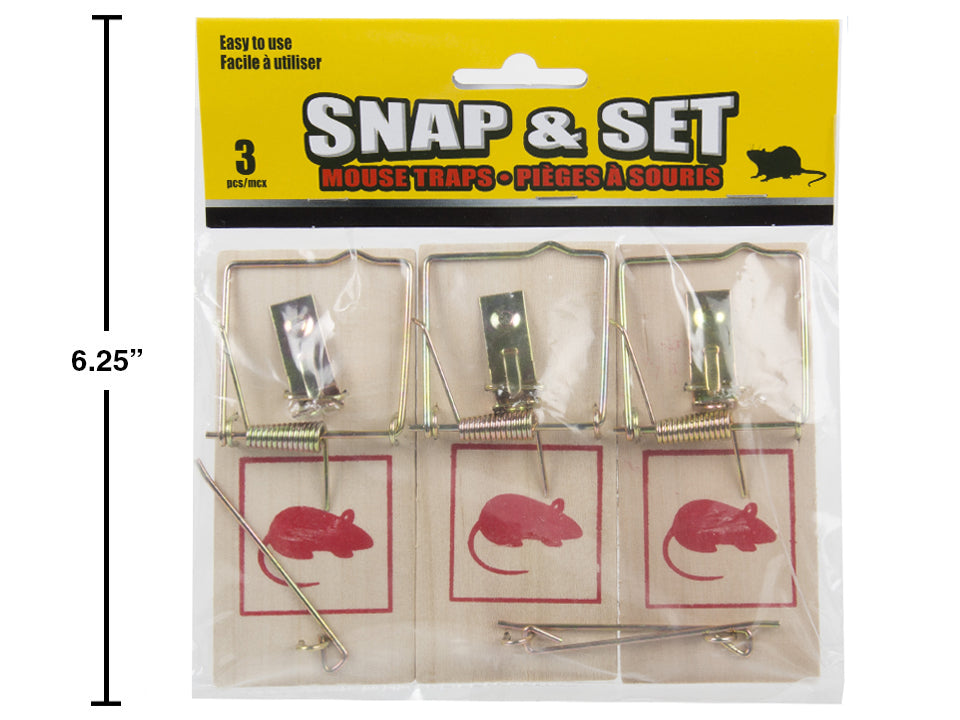Piège à souris (paquet de 3)