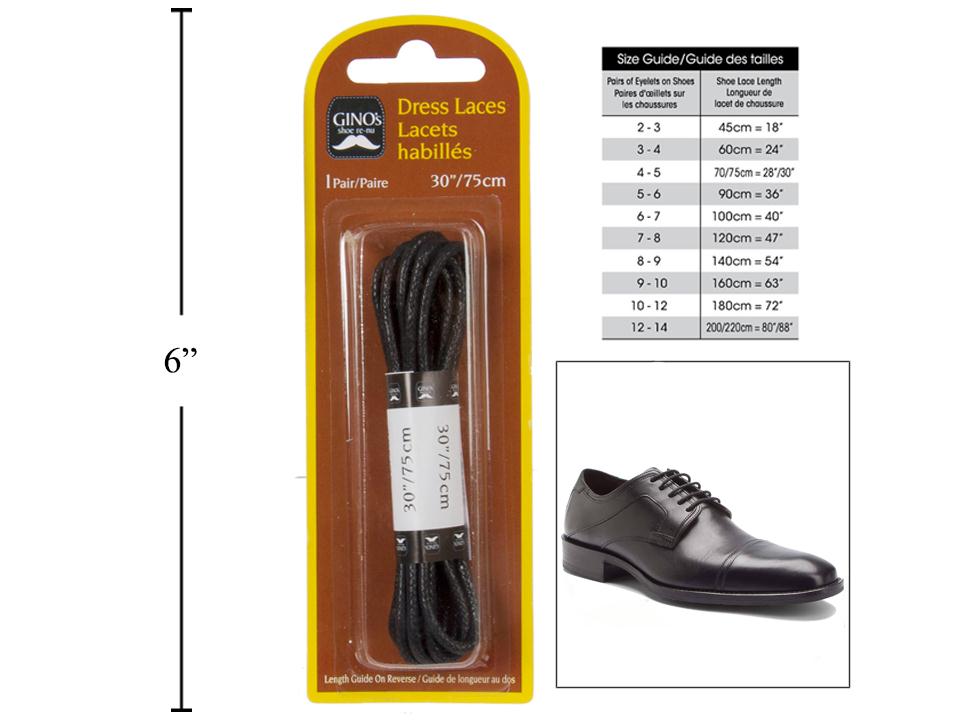 Lacet rond 30 pouces 1 paire Gino's