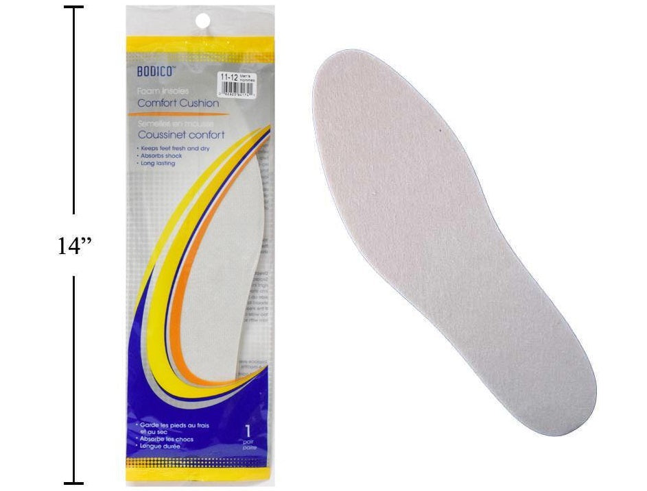 Semelle coussinet confort pour homme grandeur 9-10