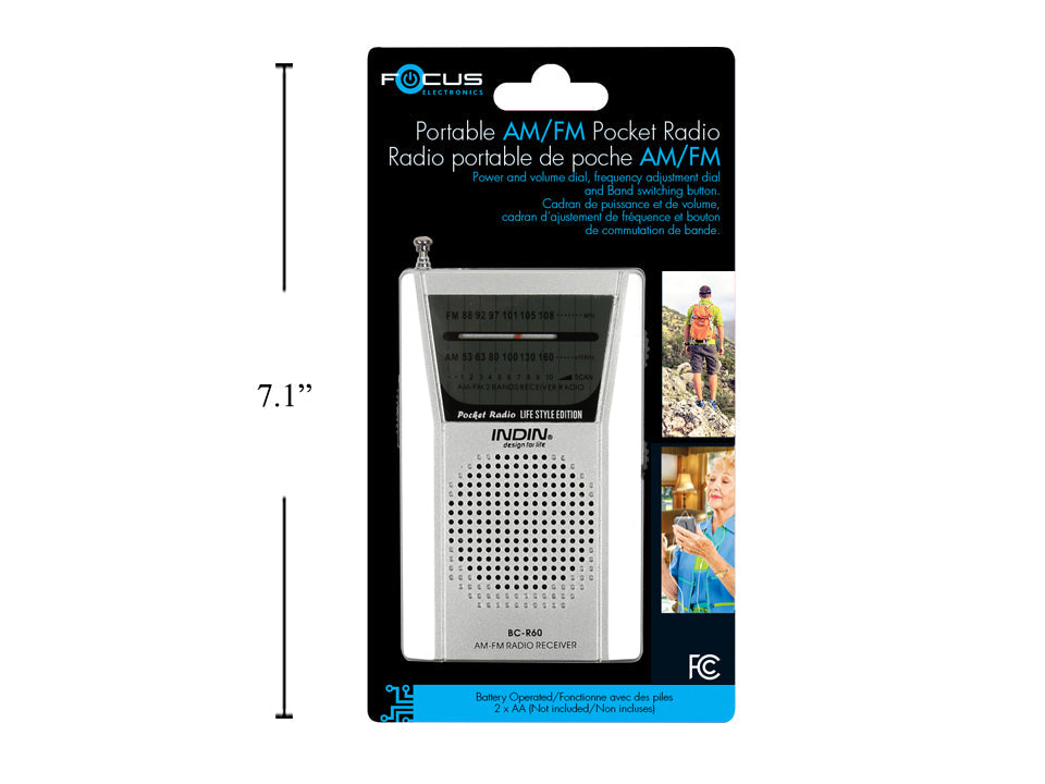 Radio portable de poche AM/FM