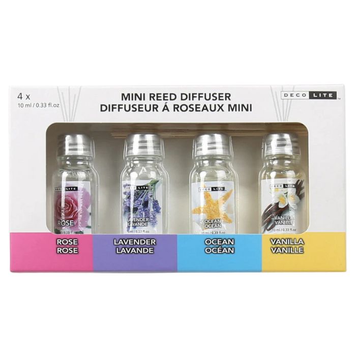 Diffuseur à roseaux mini (4 x 10 ml)