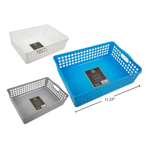 Panier de plastique format lettre