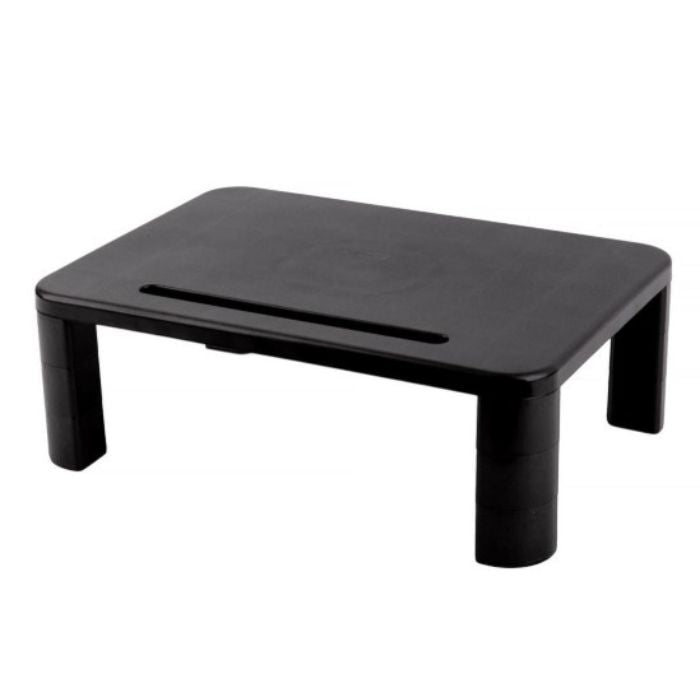 Support de moniteur et téléphone réglable noir
