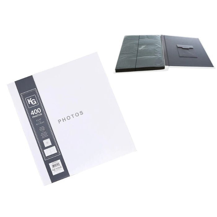 Album photo blanc (400 photos 4 po x 6 po)