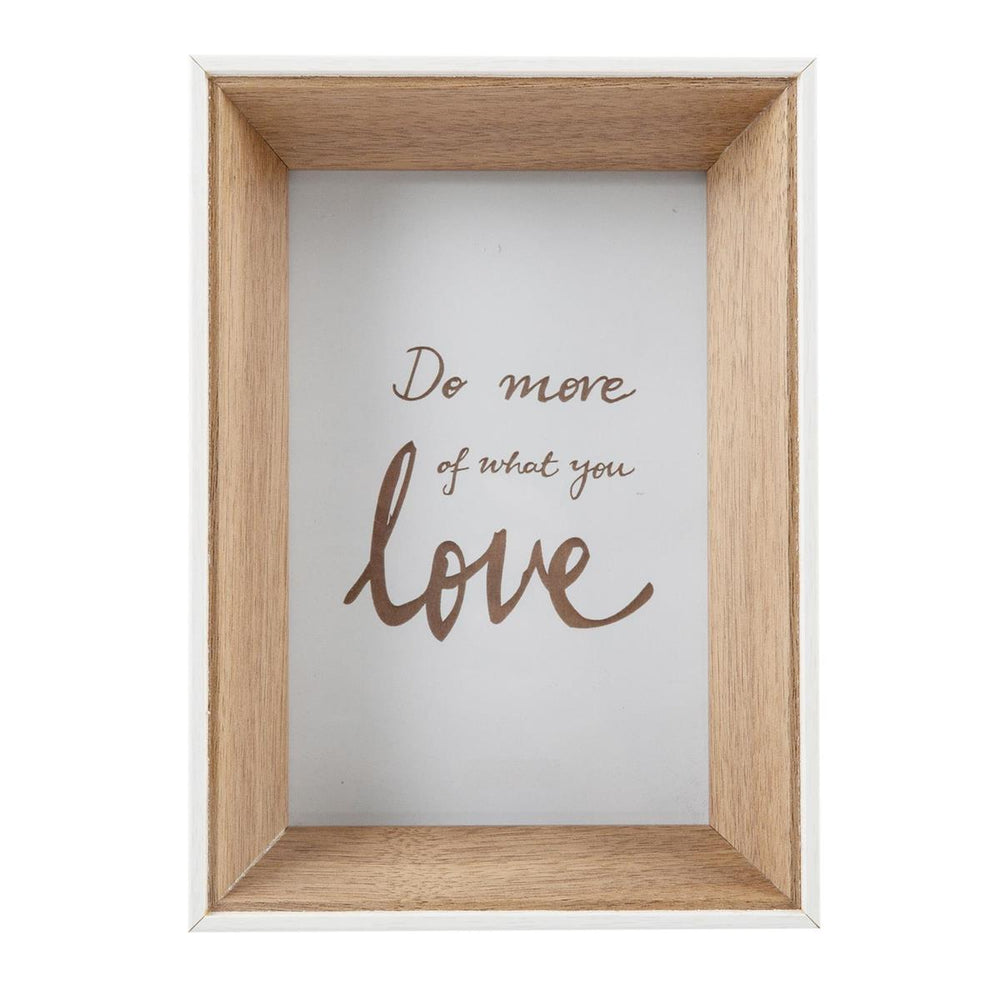 Cadre photo 5 po x 7 po blanc et bois